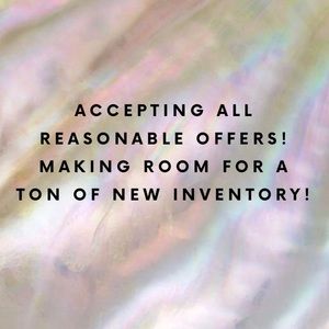 Happily accepting all (reasonable) offers! 🤍